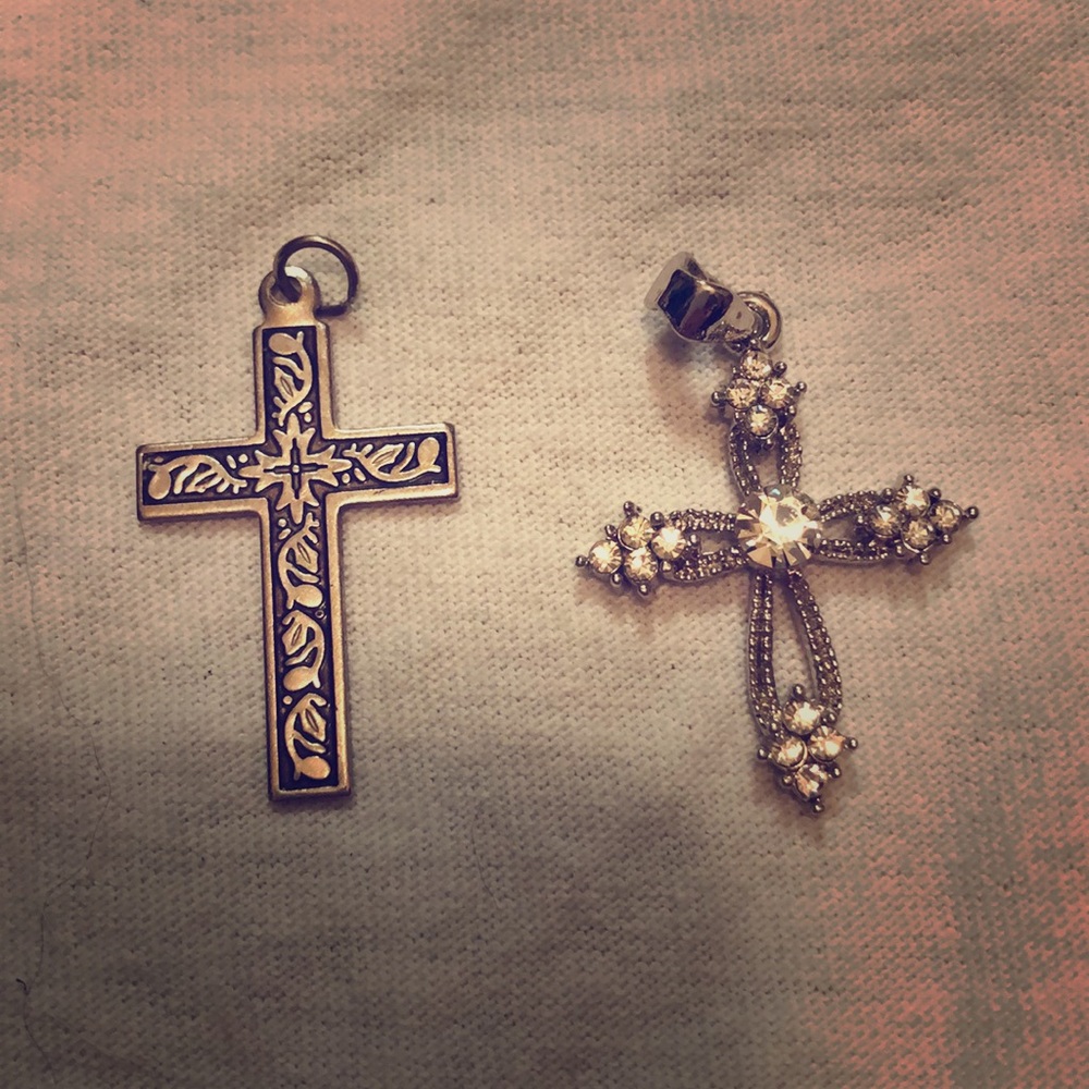 Set of Cross Charms
